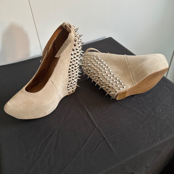 Sexy Jeffrey Campbell spiked  platform wedges  style- Aubrey 8 😍😍😍😍 - Picture 13 of 13
